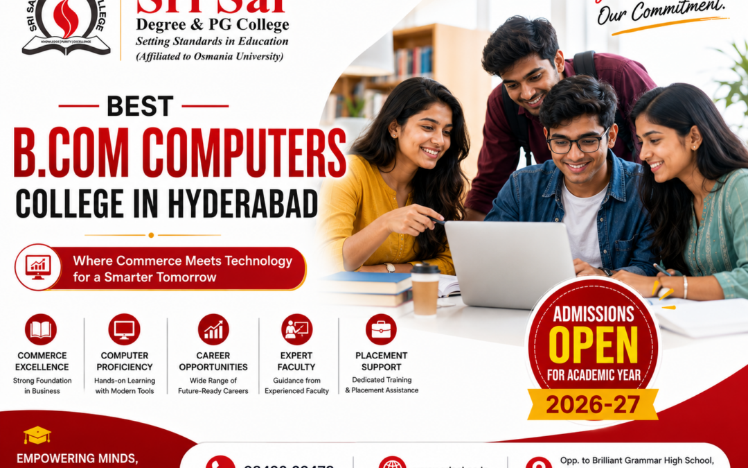 Best B.Com Computers College in Hyderabad