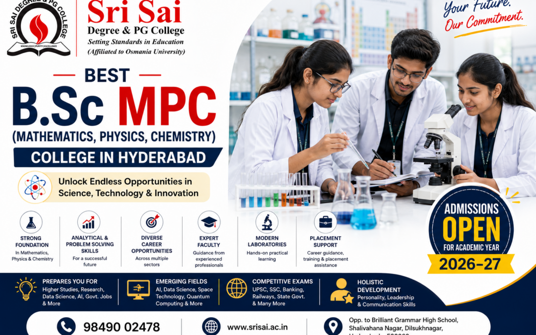 Best B.Sc MPC College in Hyderabad