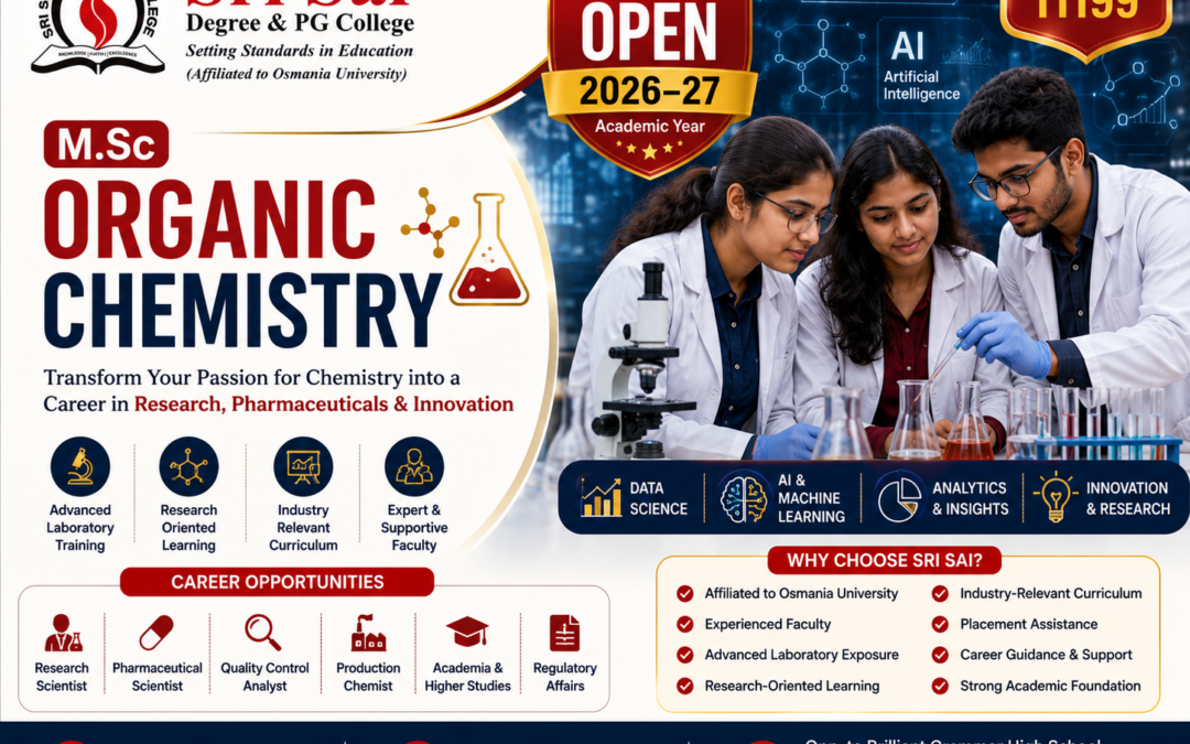 Best M.Sc Organic Chemistry College in Hyderabad